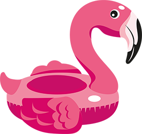 logo bouée flamand rose